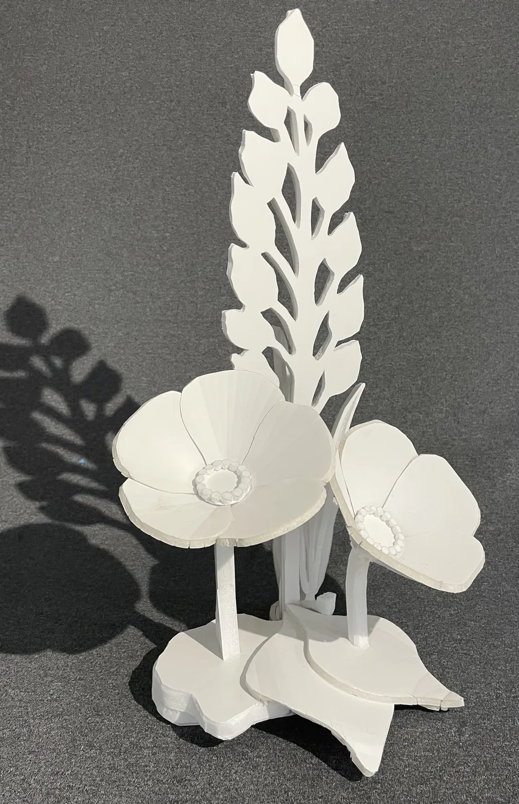 Colorful painting inspired by the abundance of wildflower blooms